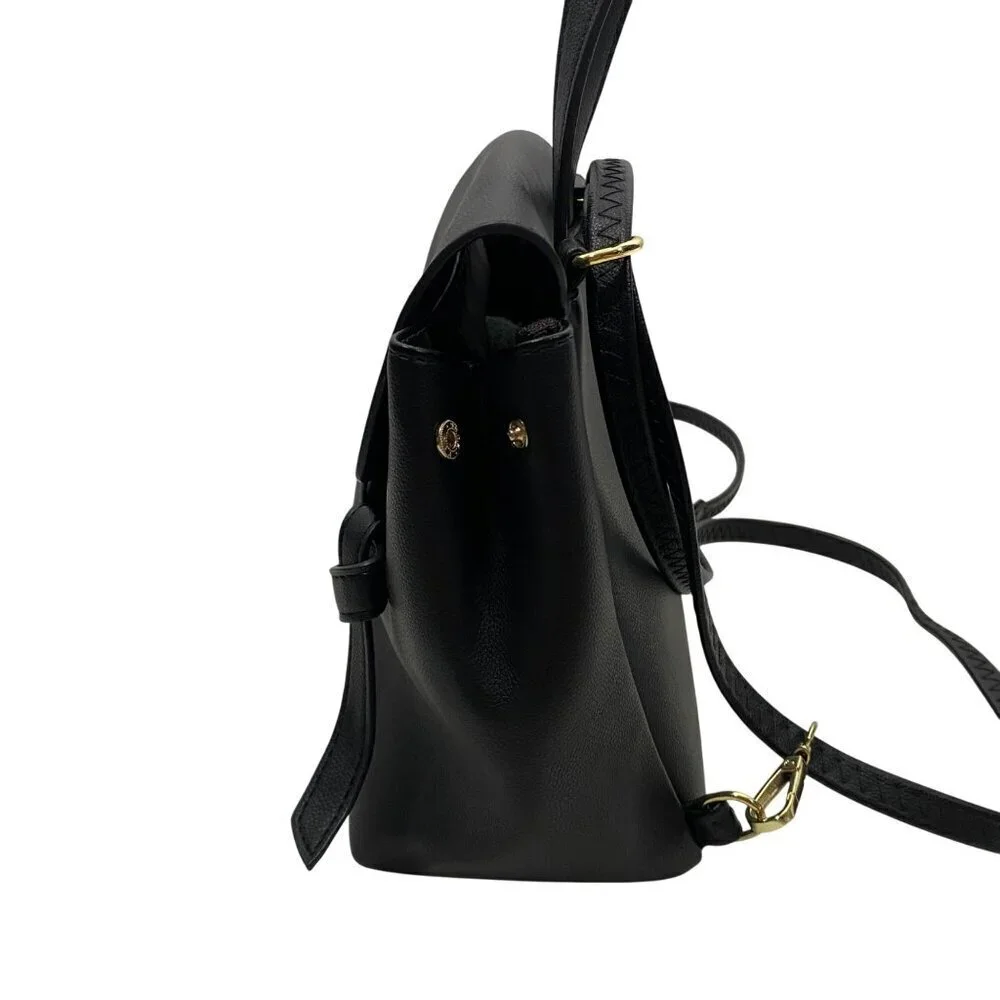Taomicmic Mini Backpack Purse, Convertible Daypack Crossbody Bags Faux Leather